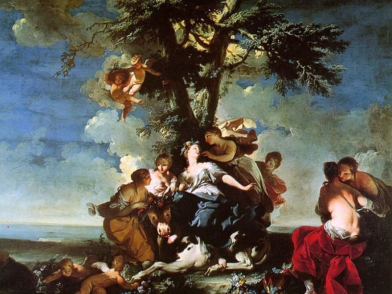 1692-Giovanni Domenico Ferretti - Il ratto di Europa - Galleria degli Uffizi, Firenze